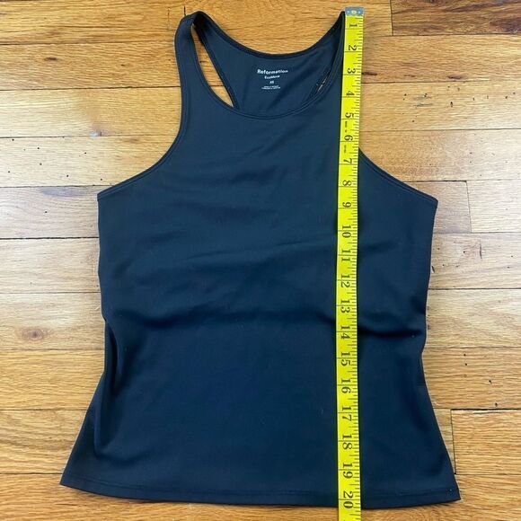 🪦 Reformation Eco Olivia Black Tank Size XS (3 for 30 bundle) - Picture 6 of 7